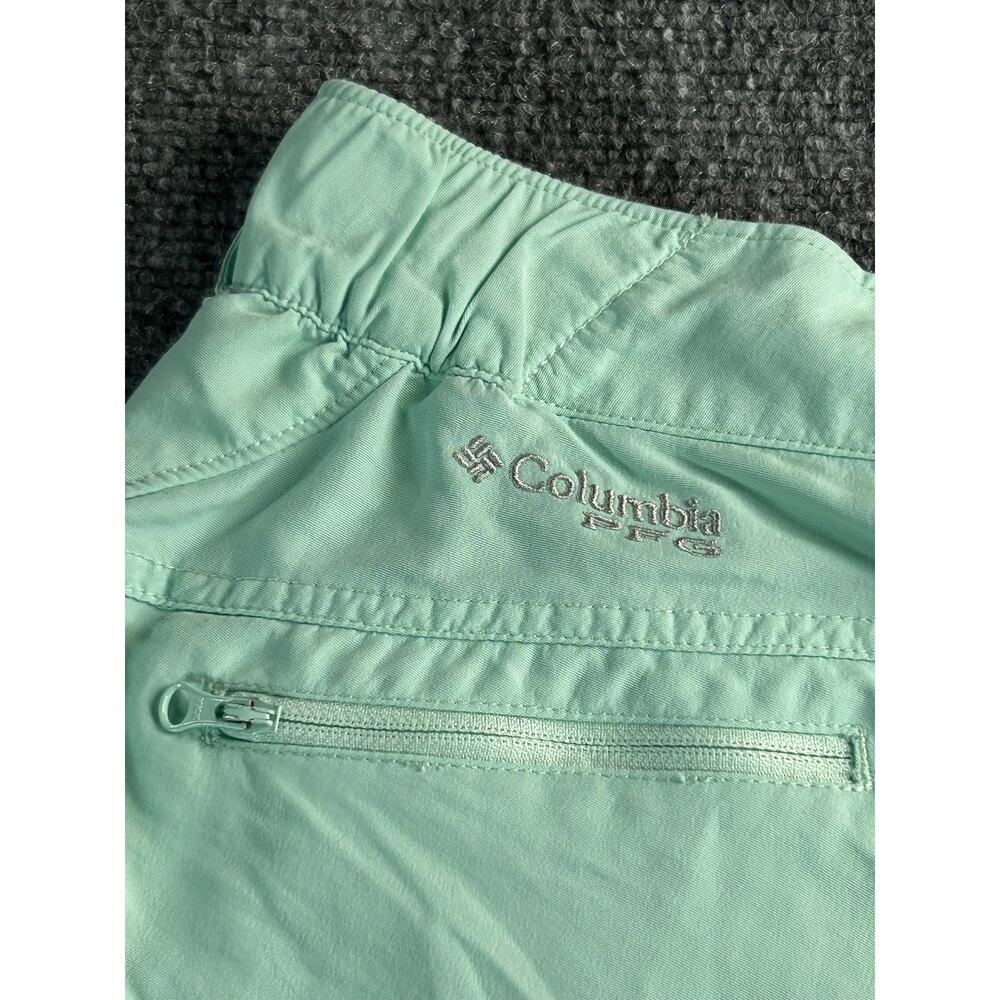 Columbia PFG Women's Omni-Shade Mint Fishing Shorts Size S UPF Stretch - Picture 8 of 14